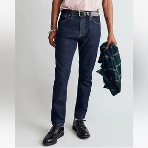 Madewell Mens $128 Slim Jeans Rise Dark Wash 33x34 NWT